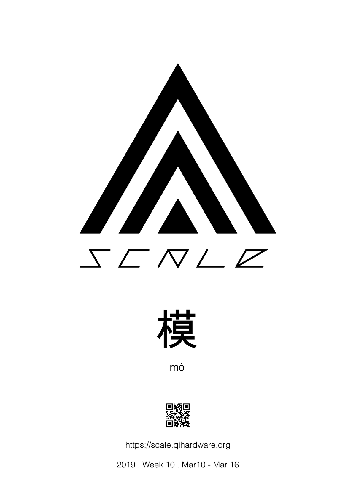 Cover: Scale Week 10 模 mó