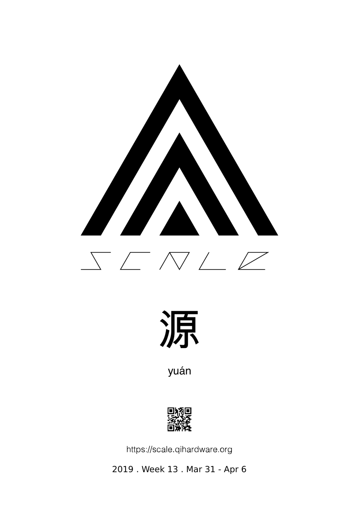 Cover: Scale Week 13 源 yuán