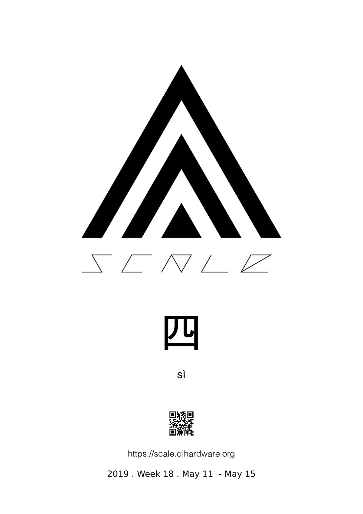 Cover: Scale Week 18 四 sì