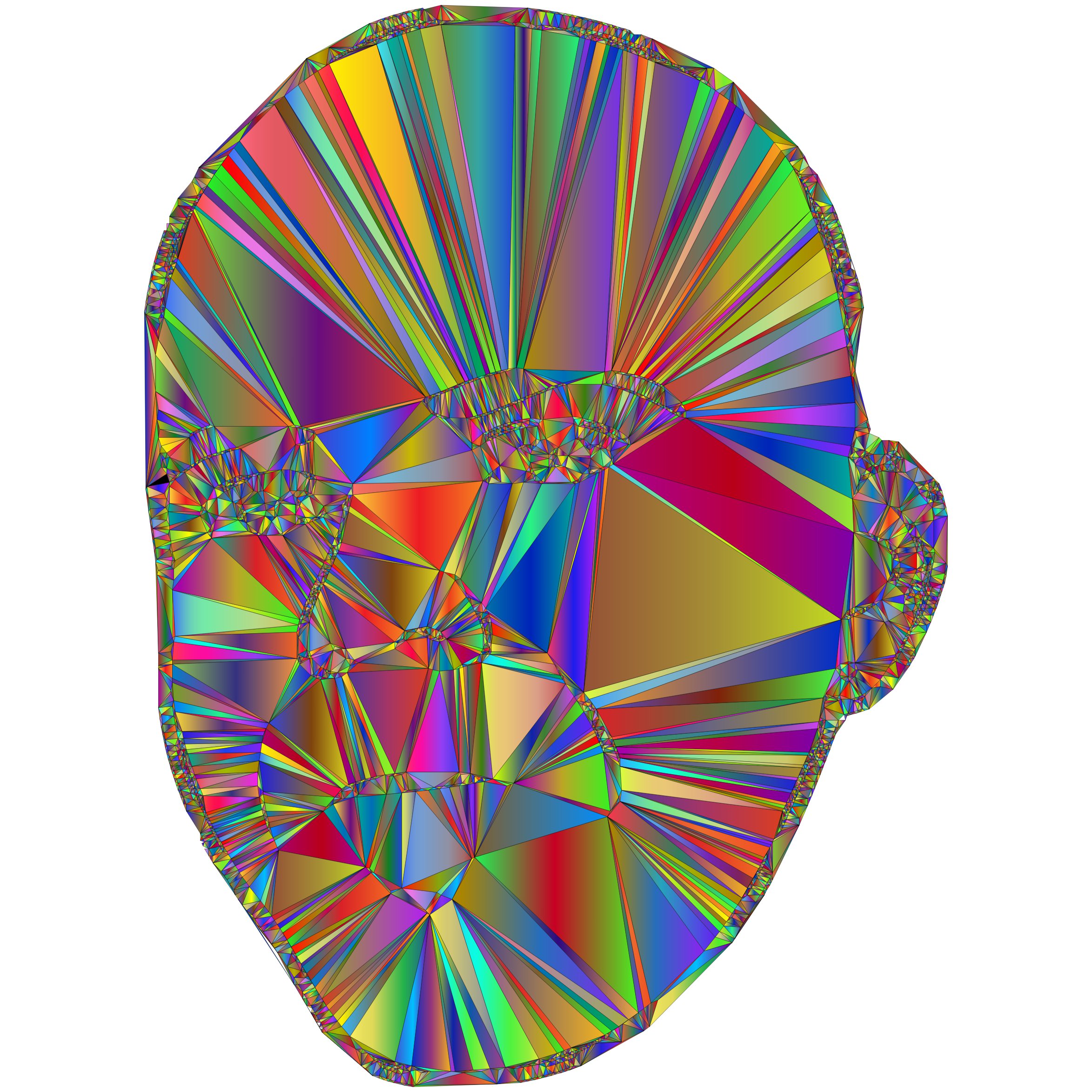 Rejon's Head Low Poly II Surreal