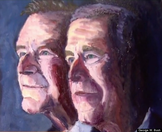George HW Bush and George W. Bush