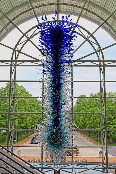 Blue Chandelier
