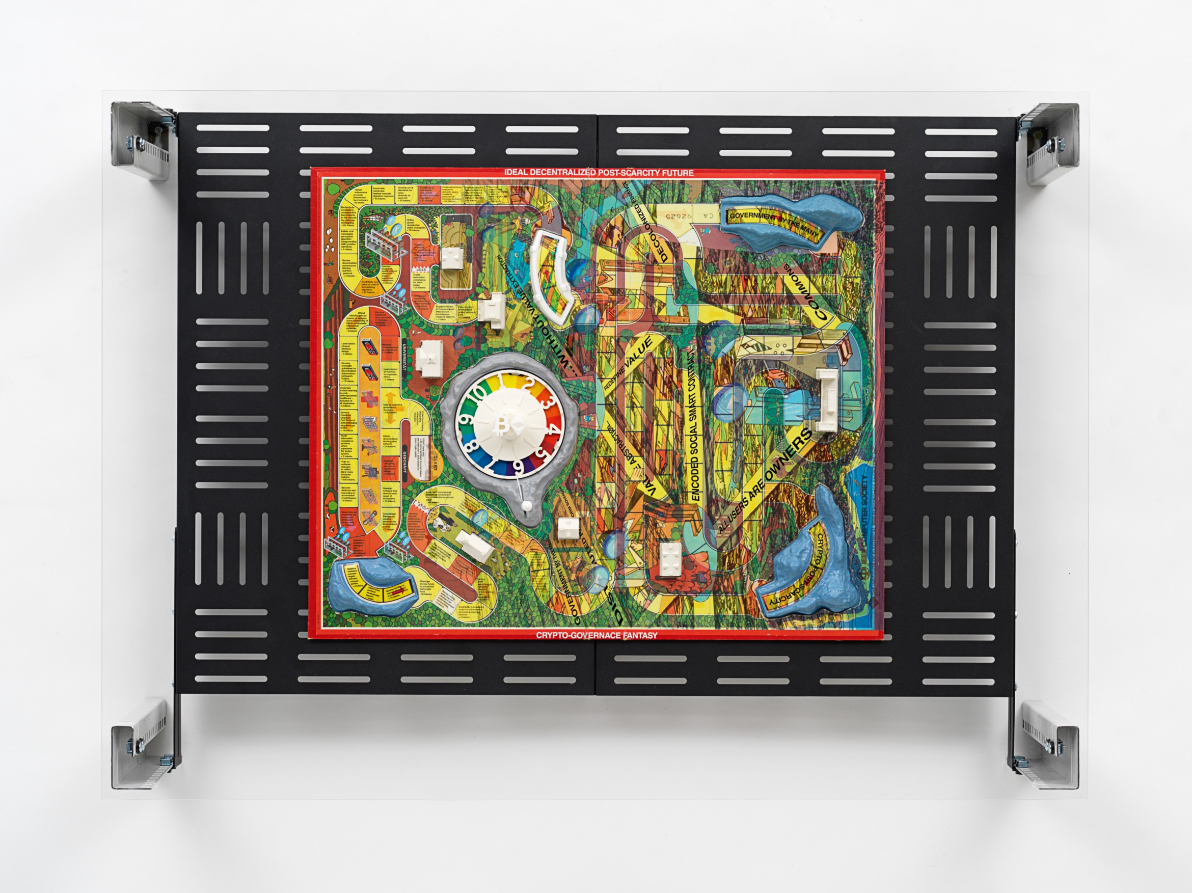 Crypto Futures Game of Life Overprint Collage: 1976 Vintage