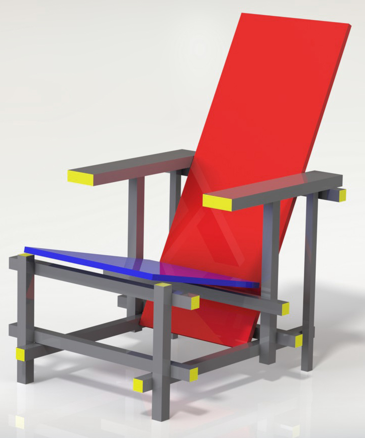The Red and Blue Chair