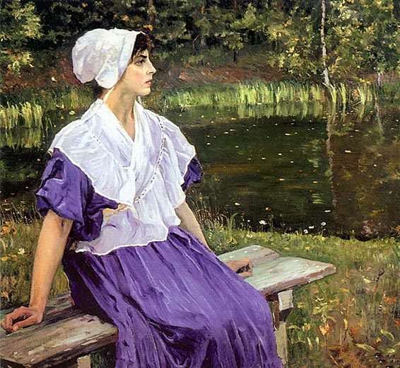 Girl by the Pool
