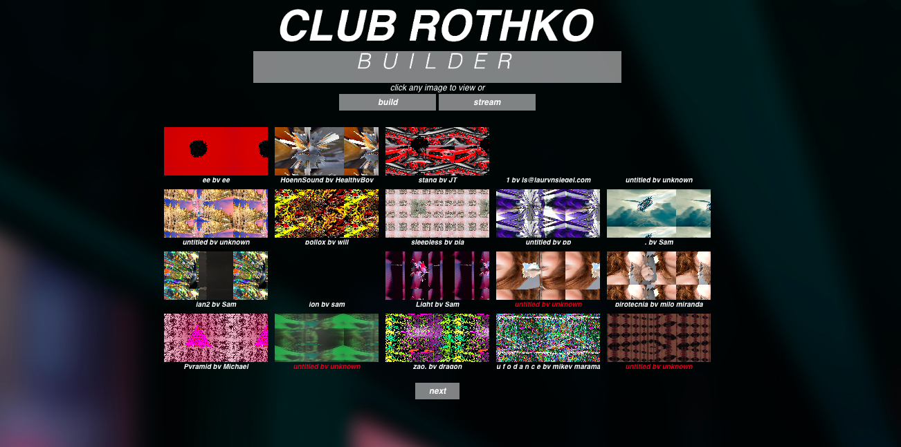 Club Rothko Builder