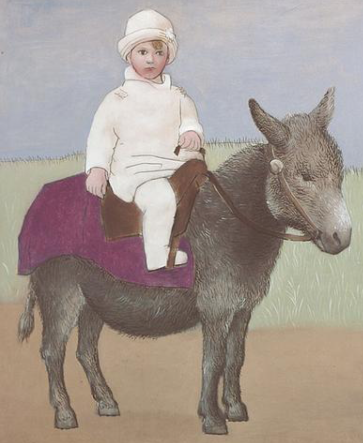 Paulo on a Donkey