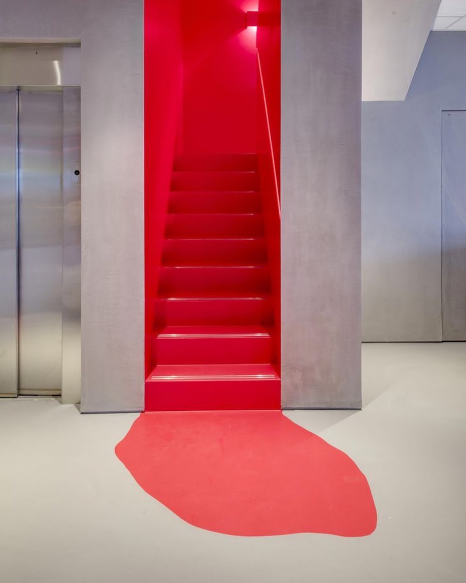 Red Resin Stair